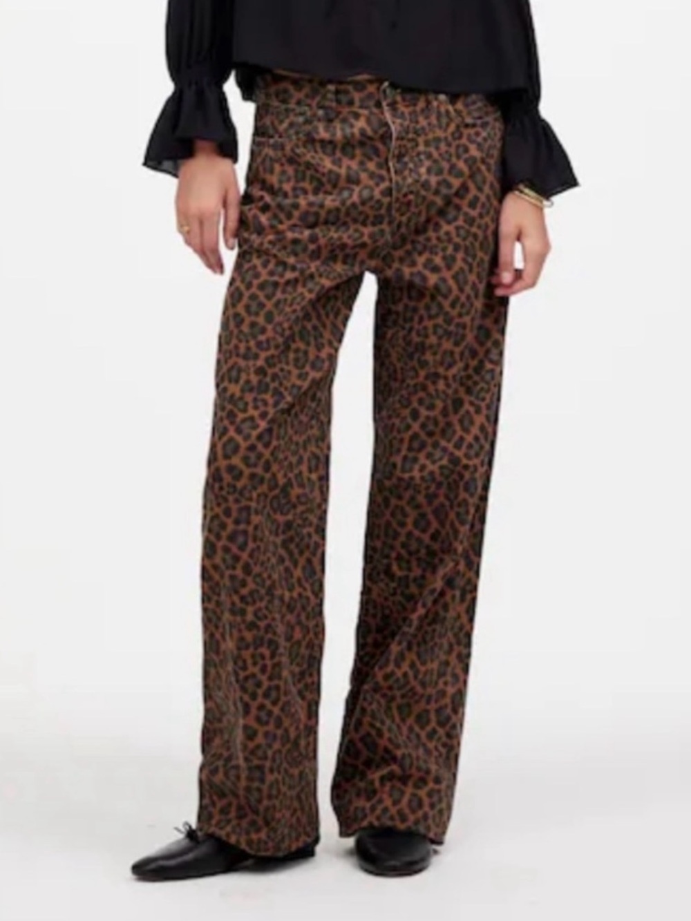 Madewell Leopard Low- slung Pants